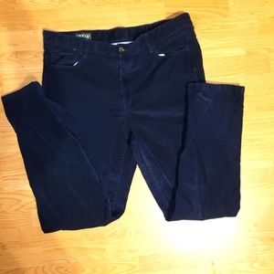 Orvis Mens Corduroy Black Pants 38x34 Waist 38  Length 34
